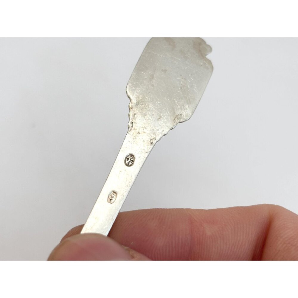 Viborg Cathedral, Danmark Landmark Silver Plated Collectible Vintage Tiny Spoon - Picture 11 of 13